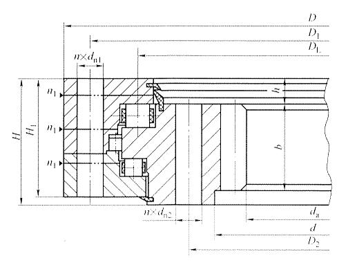 三排滾柱式回轉支承(13系列)